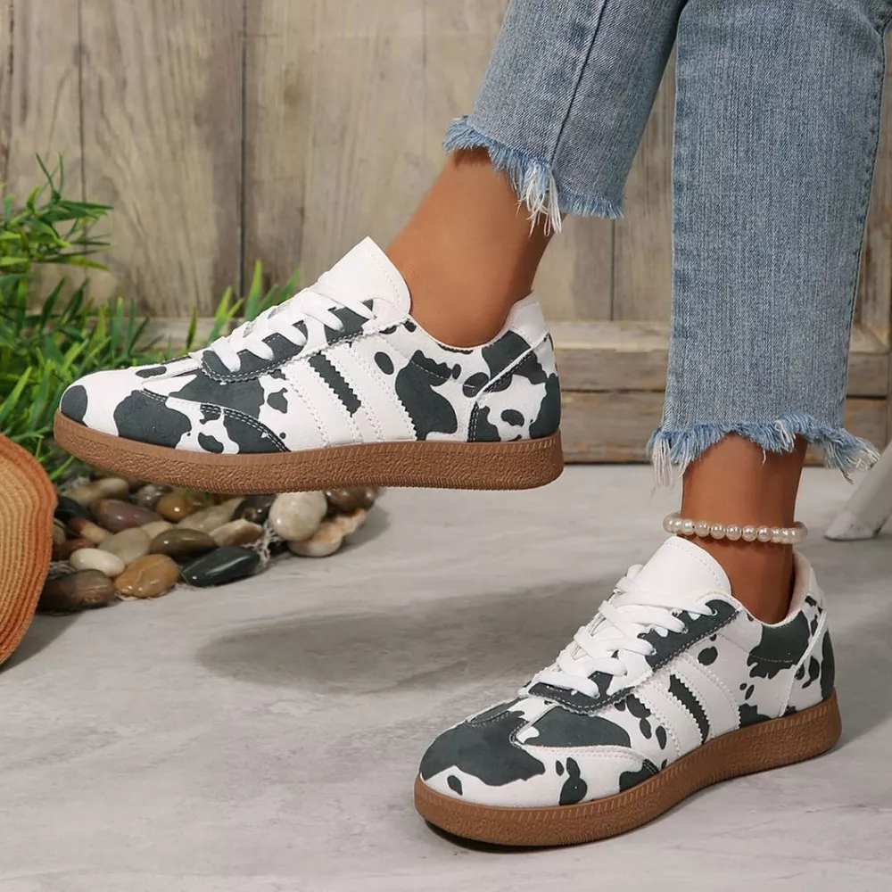 Cow Print Casual Sneakers, image 4