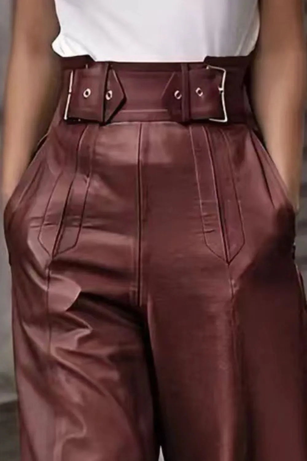High Waist Wide Flare Pants, image 13