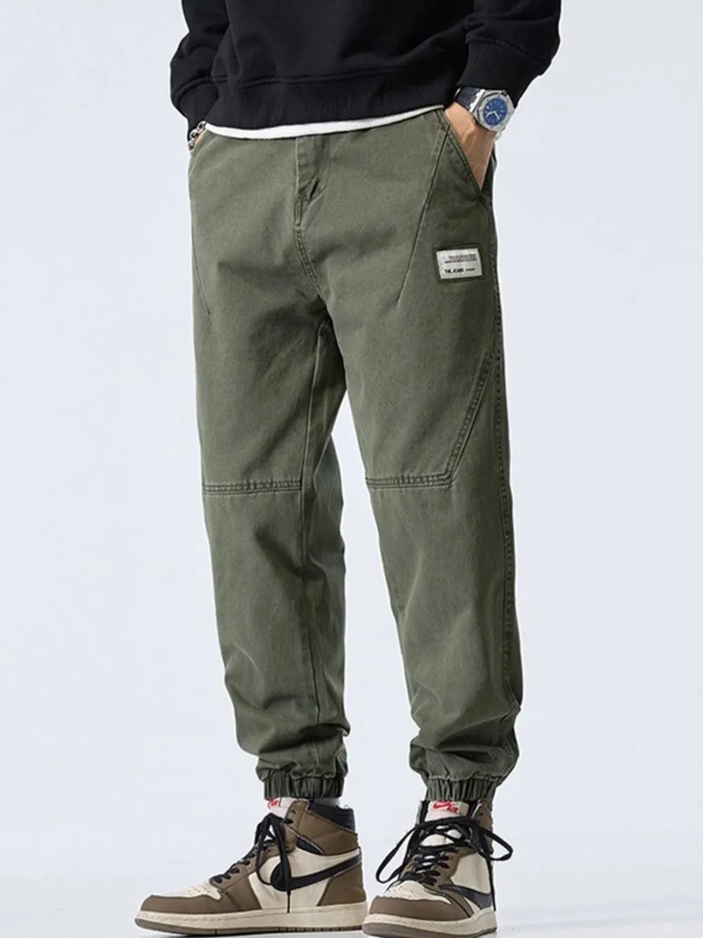 Men's Plus Size Loose Fit Joggers, image 10
