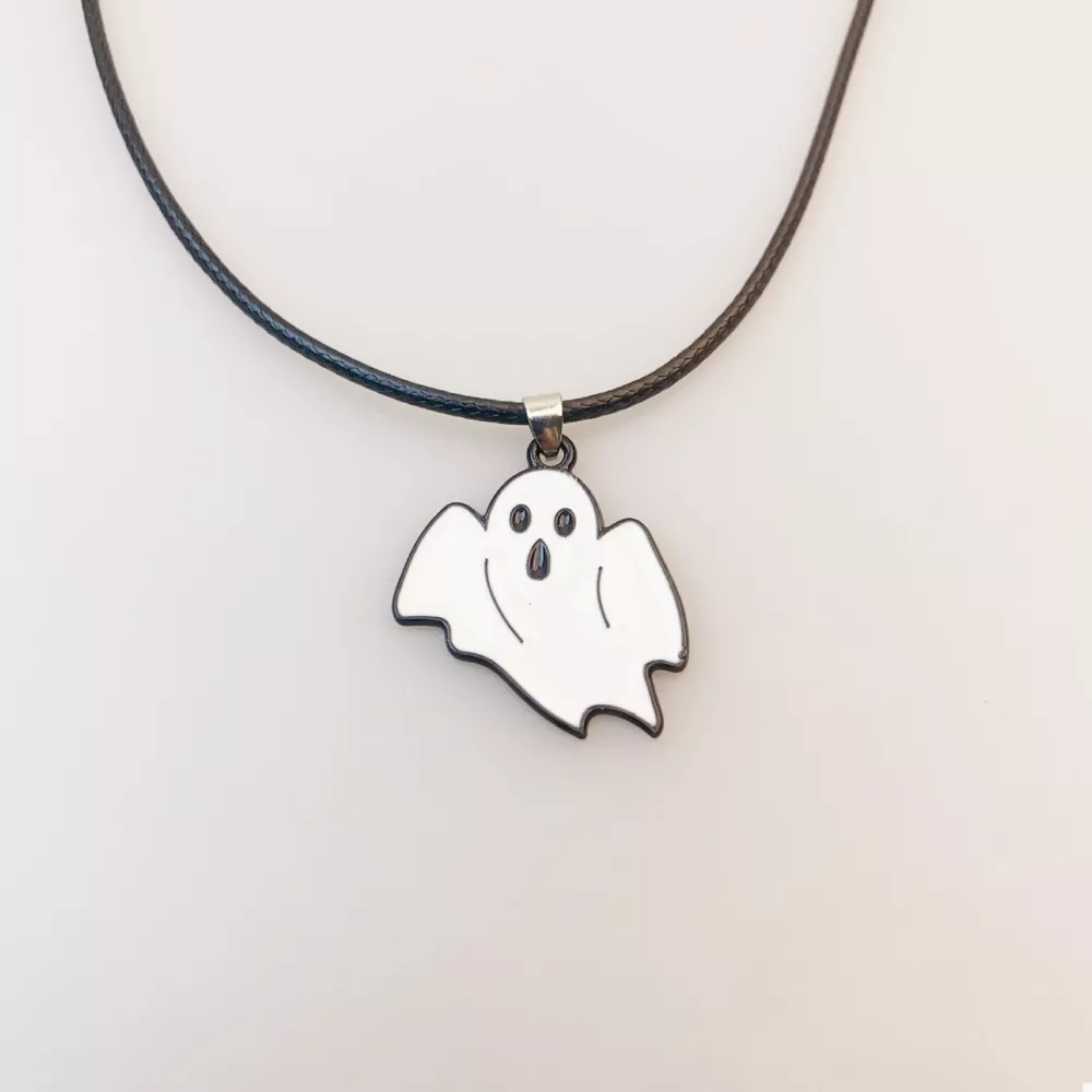 Halloween Ghost Pendant Necklace, image 5