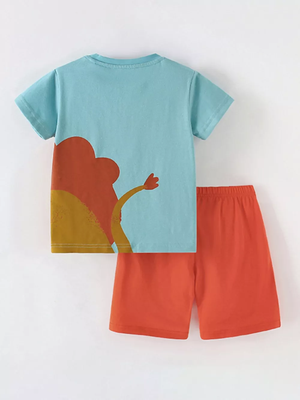 Children's Lion Round Neck Tee and Shorts Set, image 2