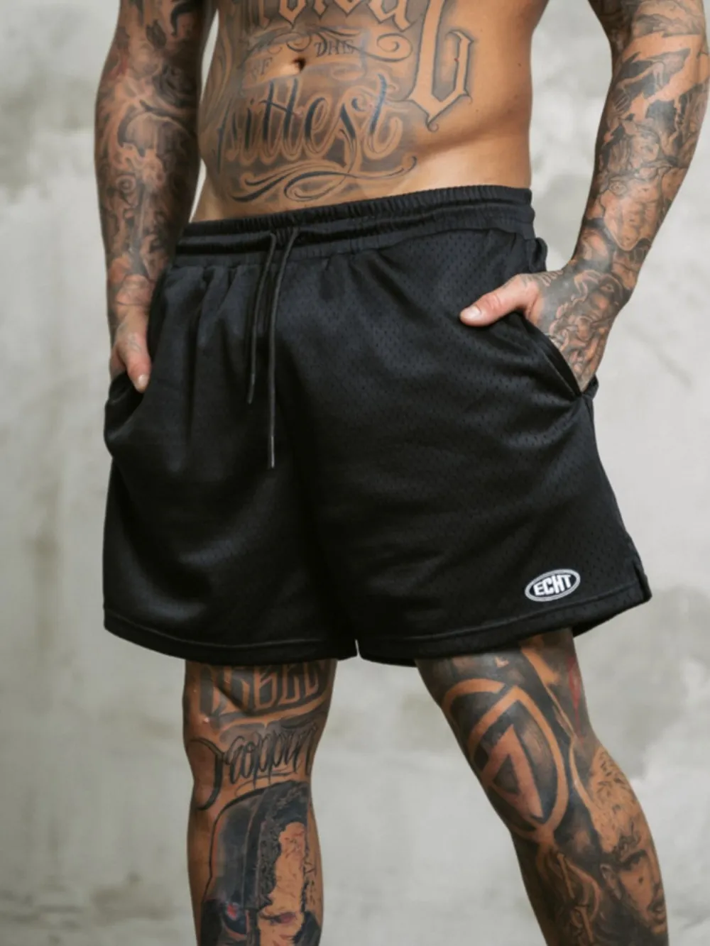 Men's Plus Size Drawstring Breathable Active Shorts