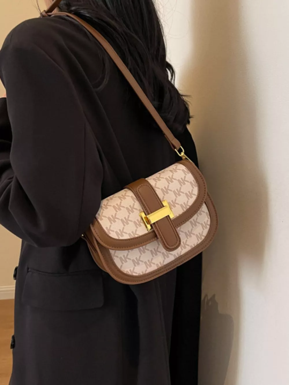 Patterned Flap Crossbody Bag, image 4