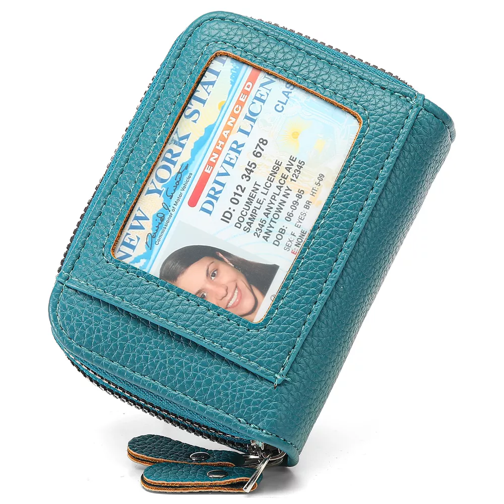 Double Zipper Card Case with ID Window, image 3