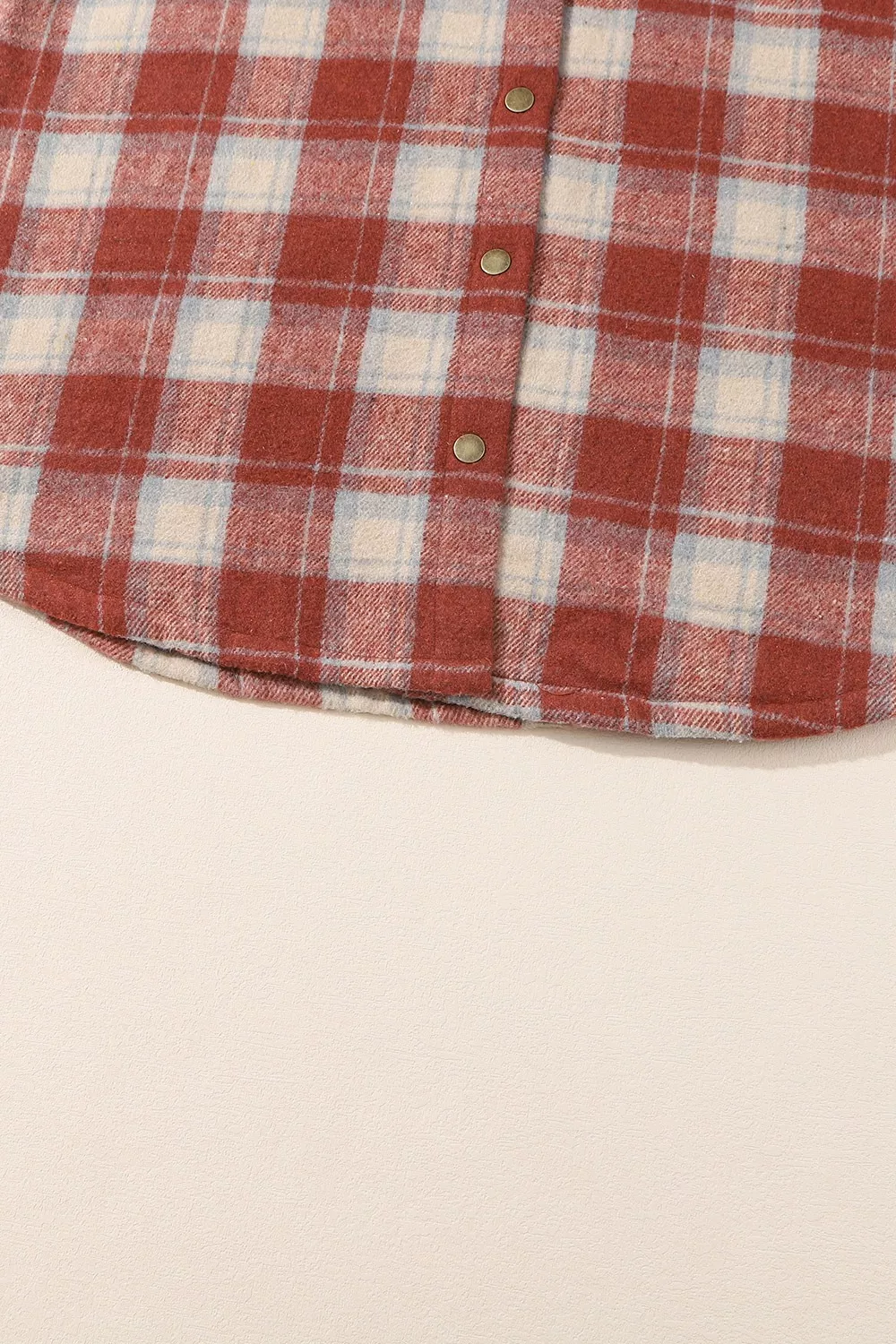 Fleece Lined Plaid Hooded Jacket, image 10