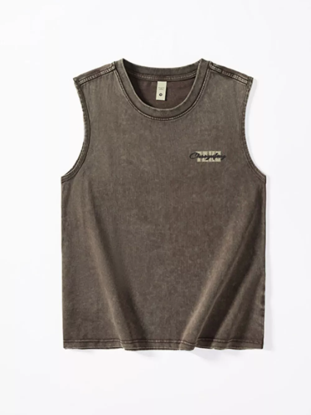 Men's Plus Size Round Neck Tank, image 6