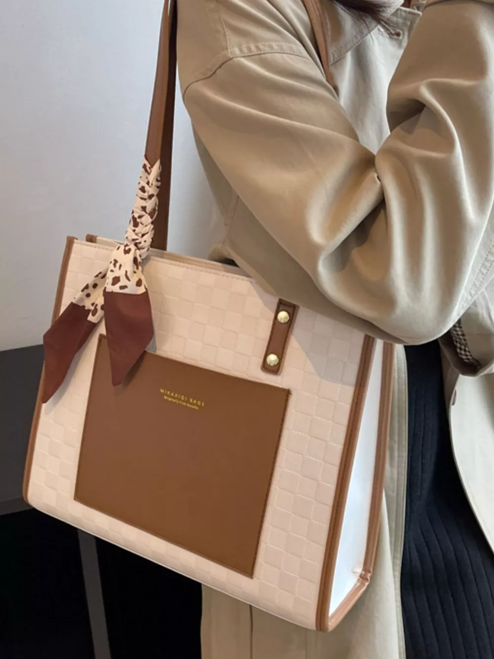 Color Block Shoulder Bag, image 3