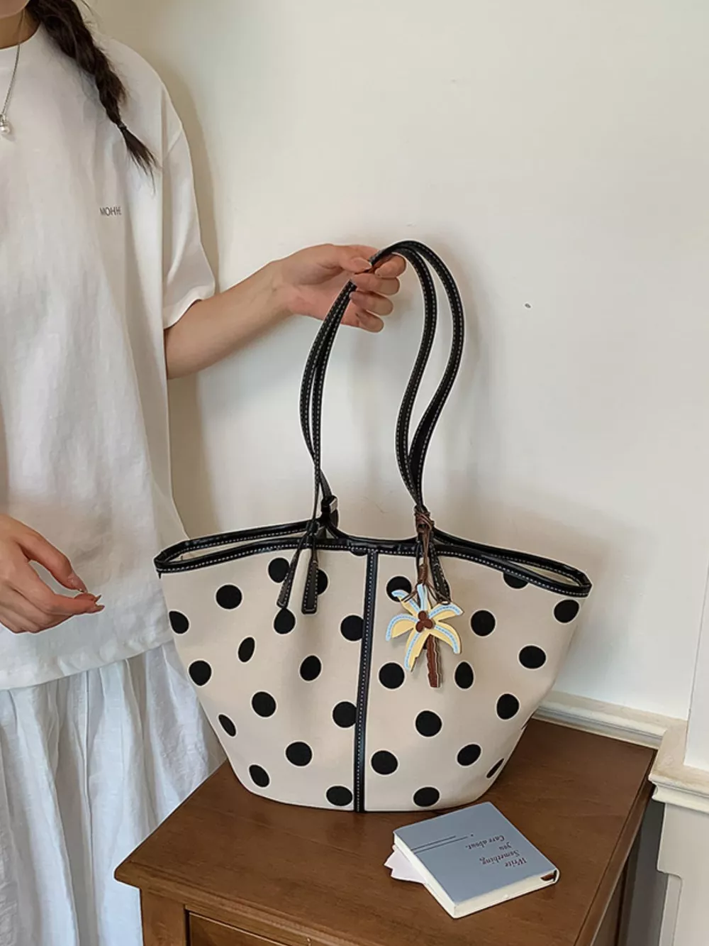 Polka Dot Shoulder Bag, image 5