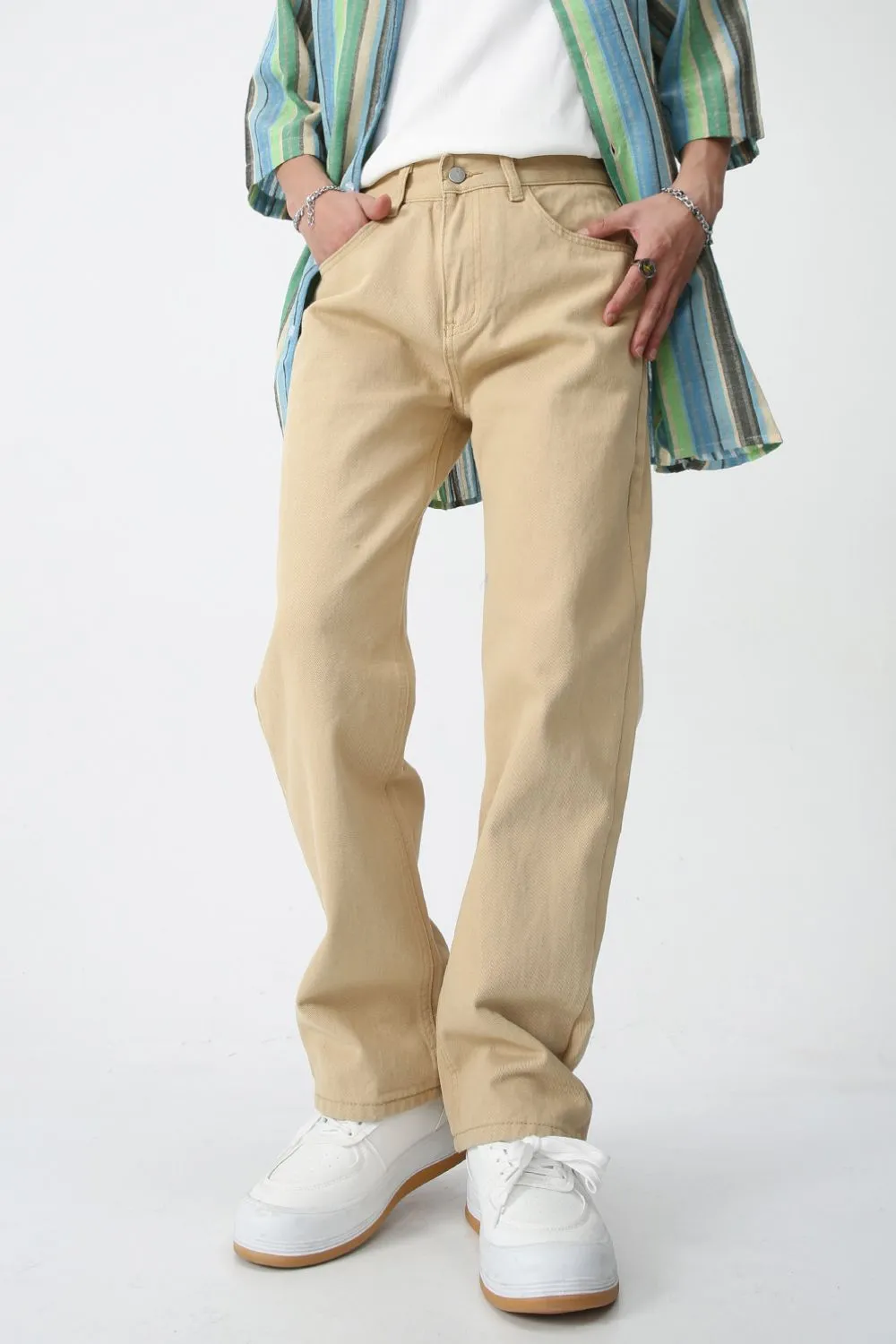 Mid Rise Jeans with Pockets, image 4
