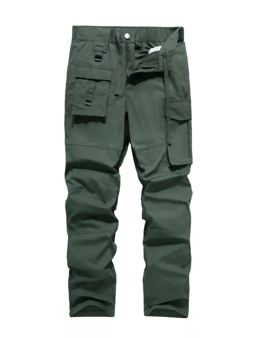 Men's Multi-Pocket Relaxed Fit Cargo Pants, image 9