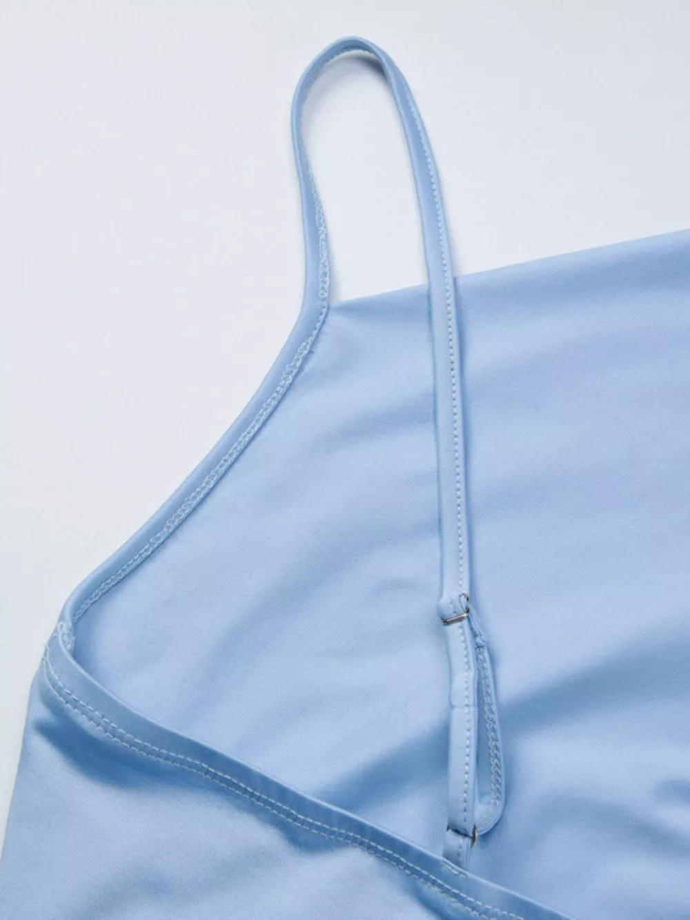 Asymmetrical Neckline Ruched Cami, image 9
