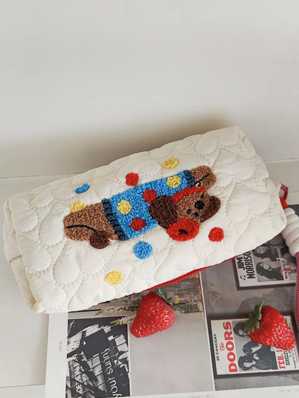 Dog Quilted Wristlet, image 3
