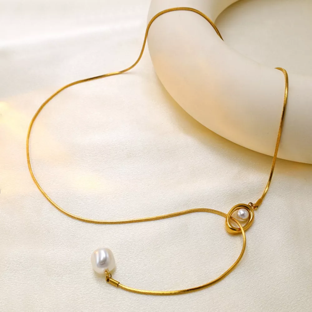 Pearl Pendant Necklace, image 5