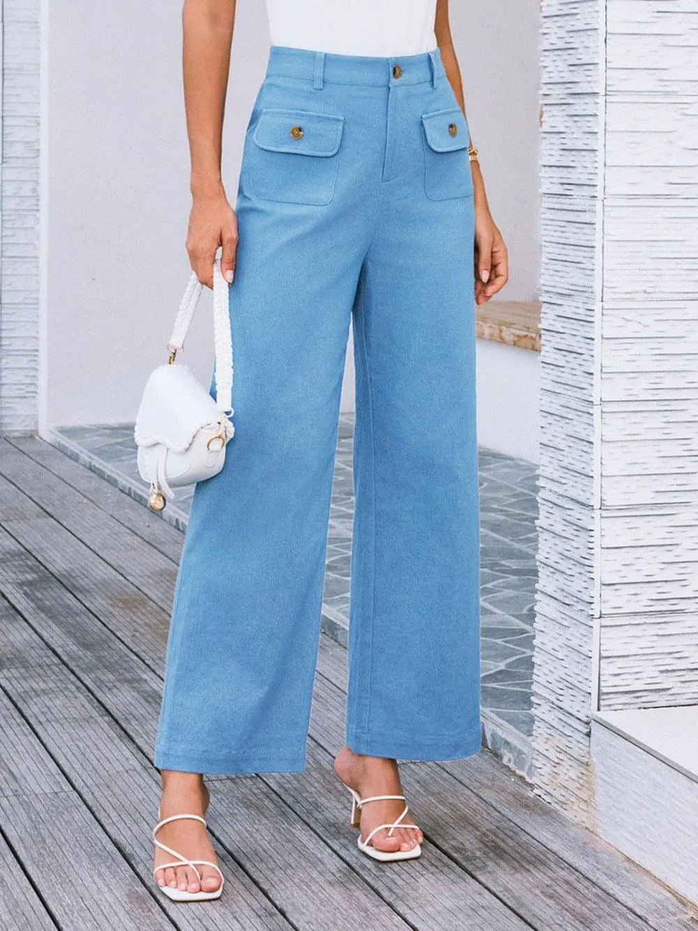High Waist Wide Leg Pants, image 29