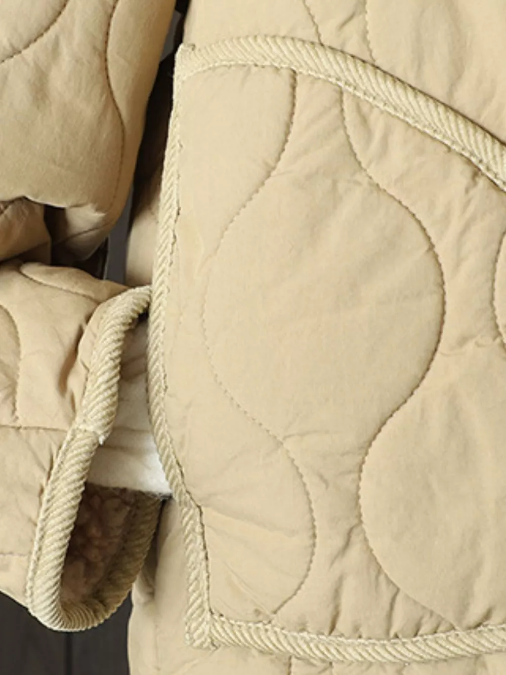 Quilted Hooded Sherpa Lined Outerwear, image 4