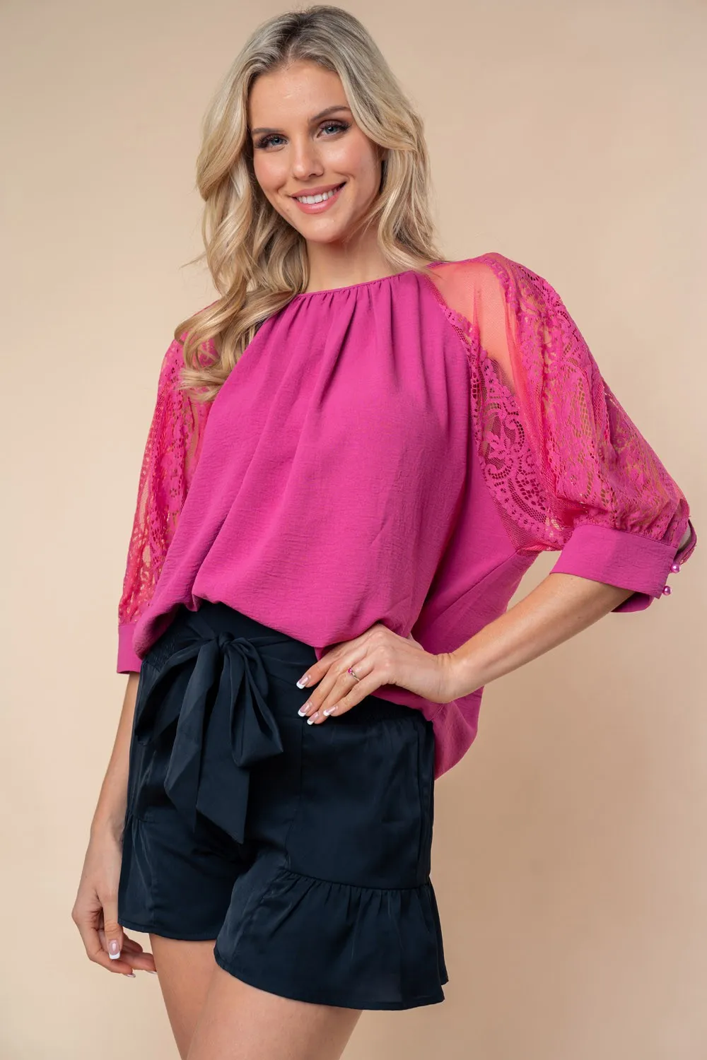 Full Size High Waisted Smocked Shorts, image 5