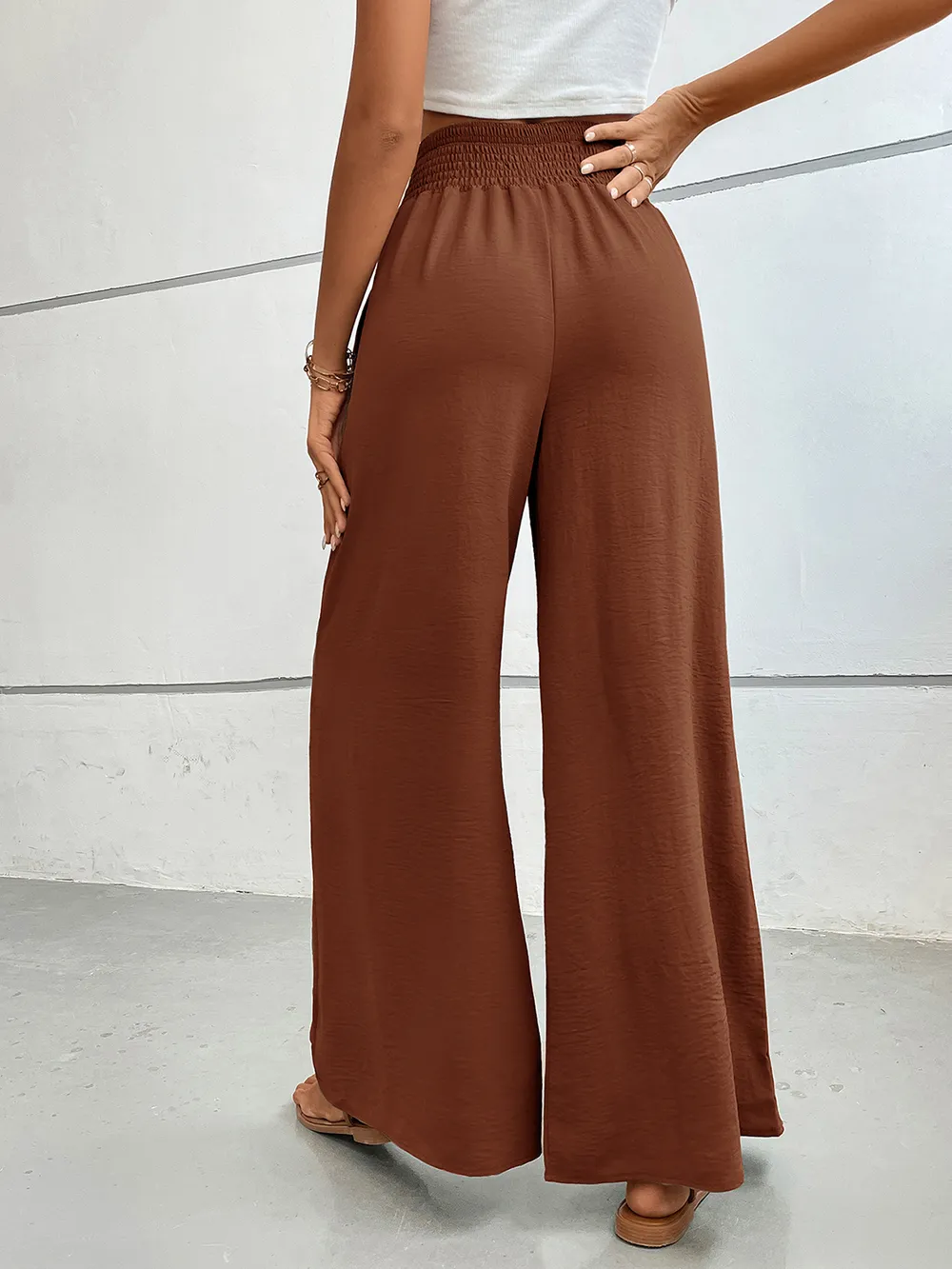 Wide Leg Pants with Pockets, image 25