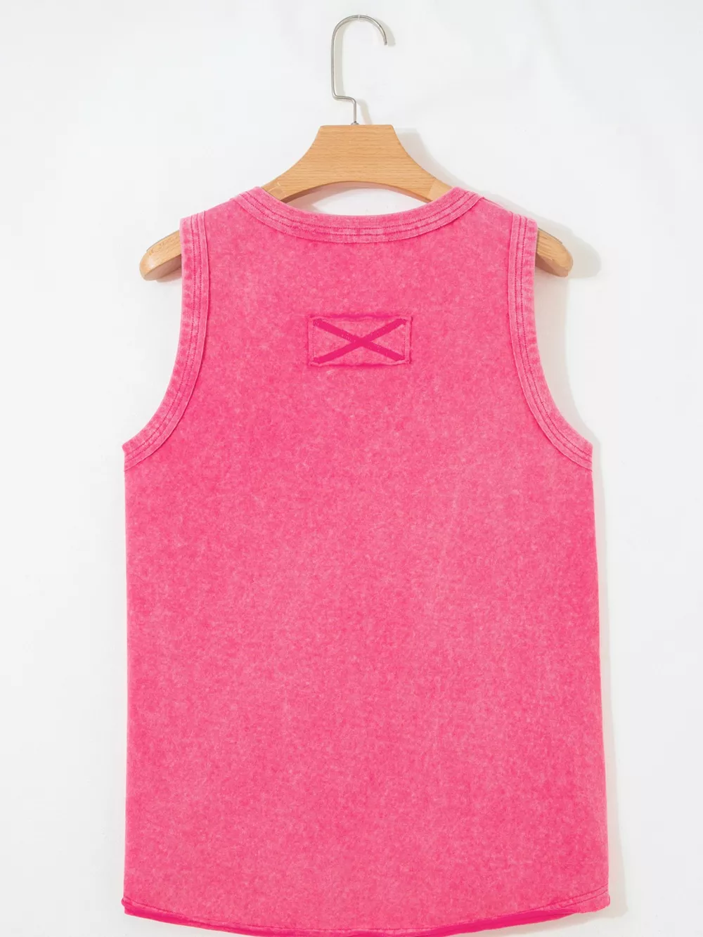 Mineral Wash V Neck Tank Top, image 7