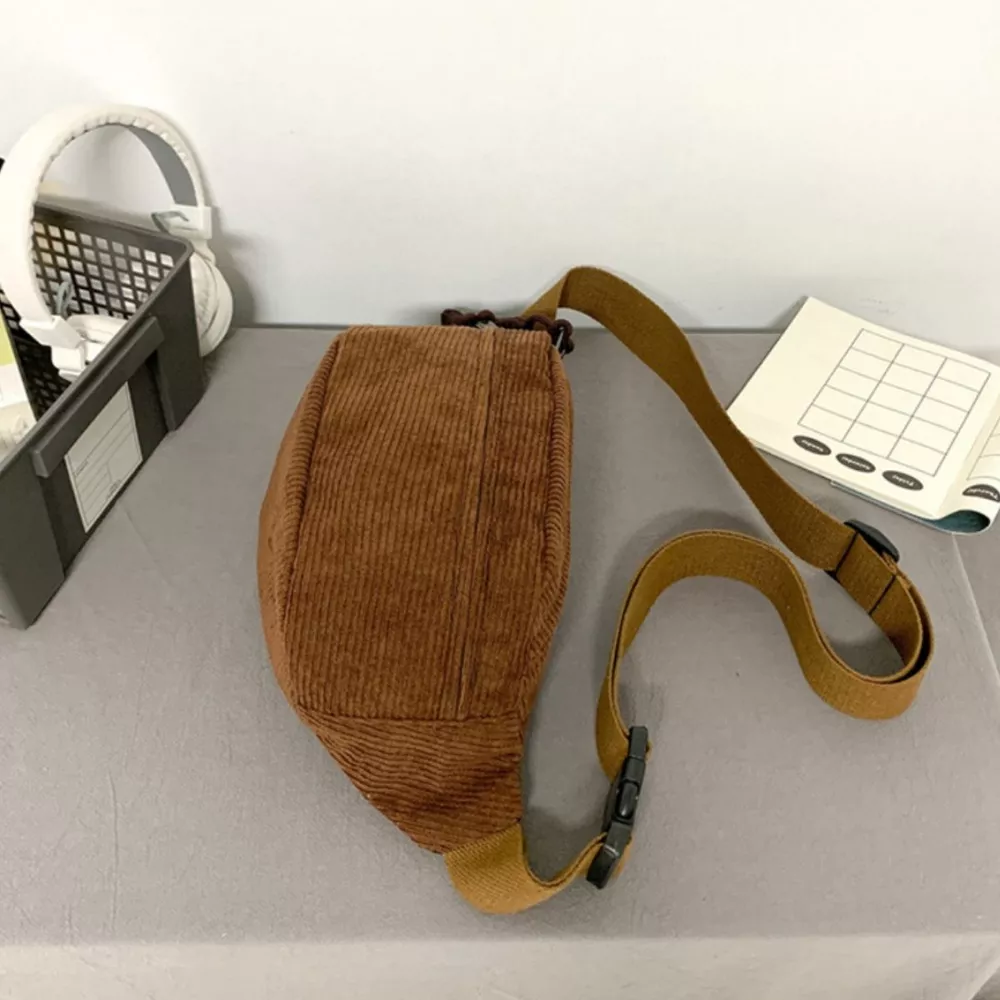 Corduroy Casual Sling Bag, image 7