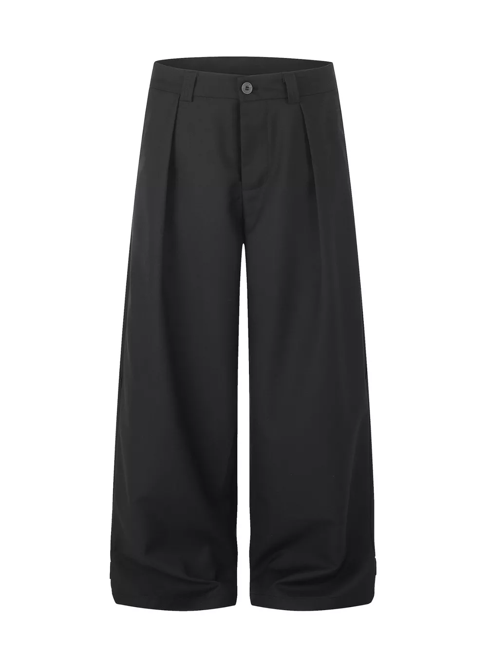 Men's Wide Leg Pleated Casual Pants, image 3