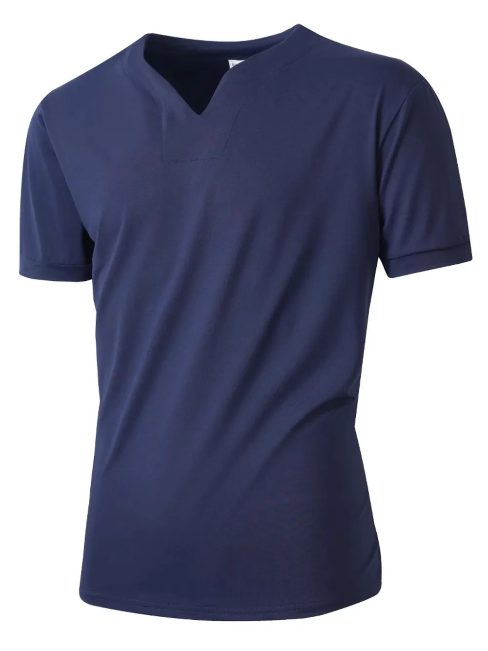 Men's Solid Color Short Sleeve T-Shirt, image 5