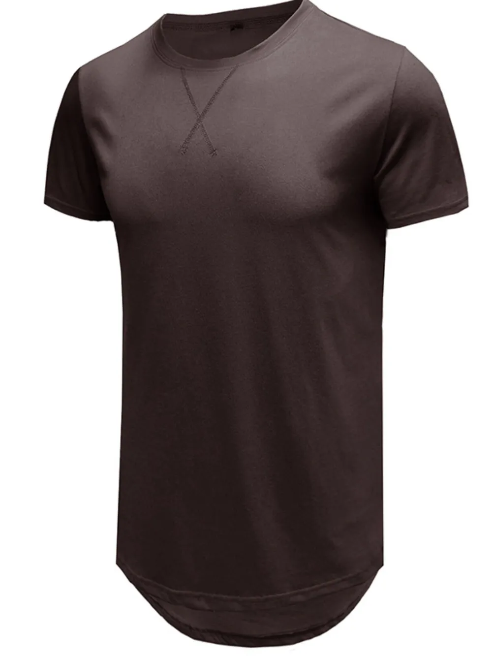 Men's Basic Curved Hem T-Shirt, image 11