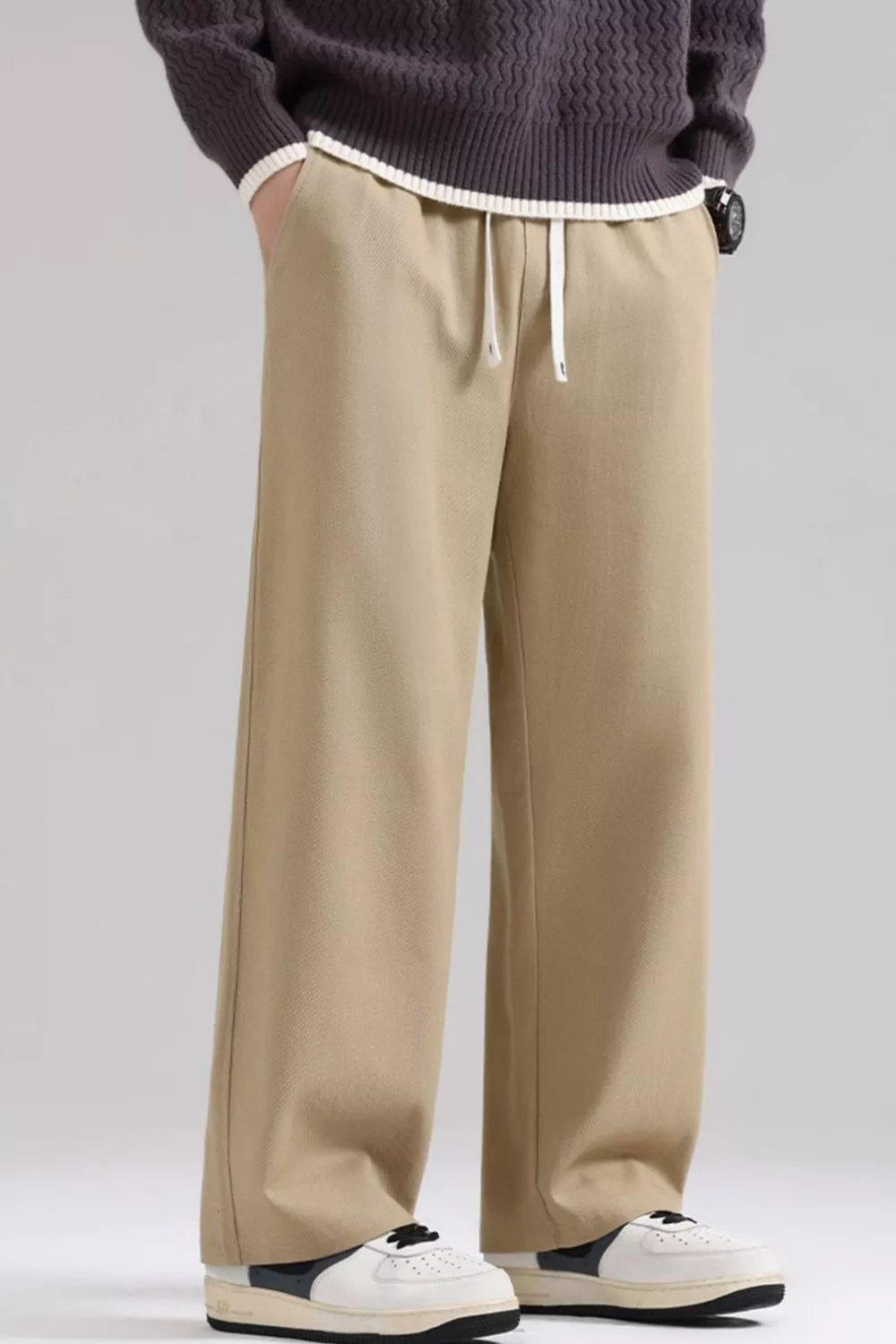 Men's Plus Size Relaxed Fit Drawstring Pants, image 4