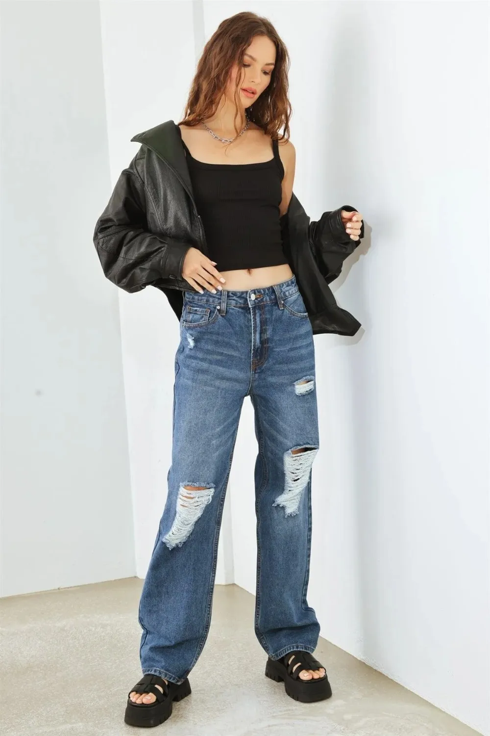 HAMMER COLLECTION Distressed High Waist Jeans, image 5