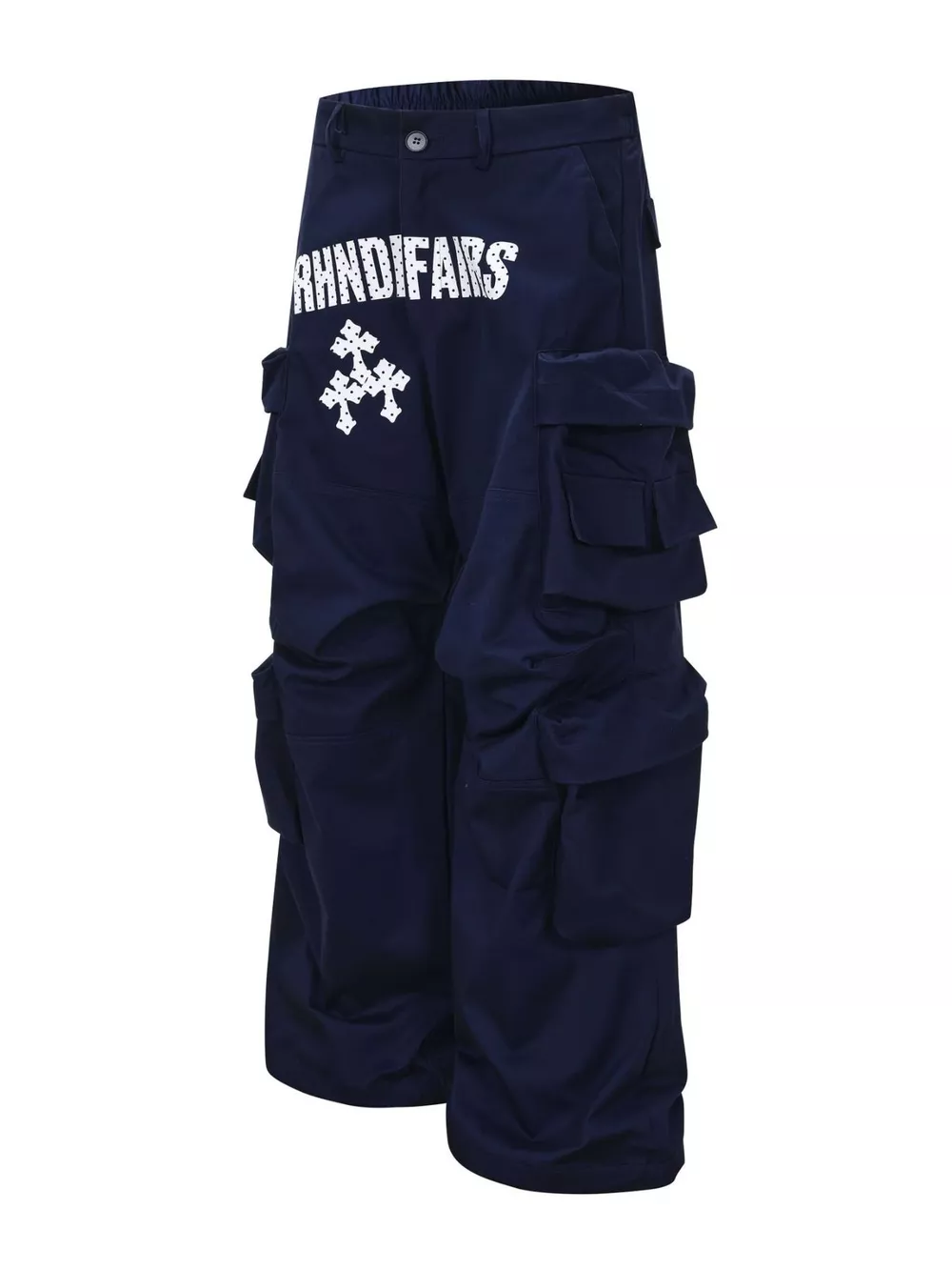 Men's Wide Leg Cargo Pants, image 5