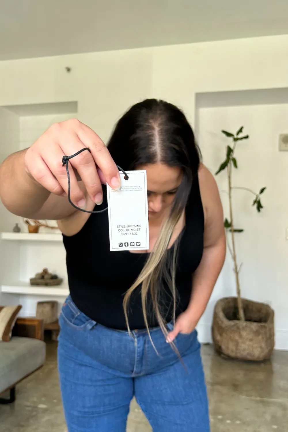 Full Size High Rise Straight Jeans, image 11