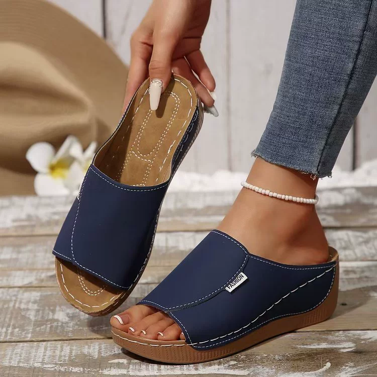 Open Toe Wedge Sandals, image 6