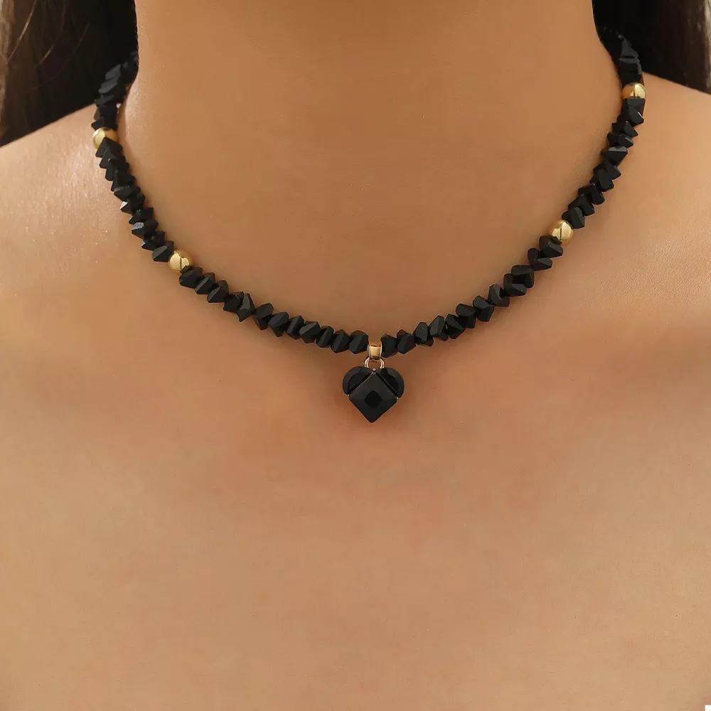 Pearl & Heart Pendant Necklace, image 17