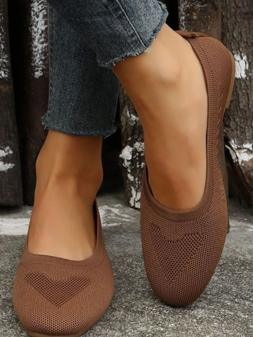 Polyester Flat Slip-Ons, image 3