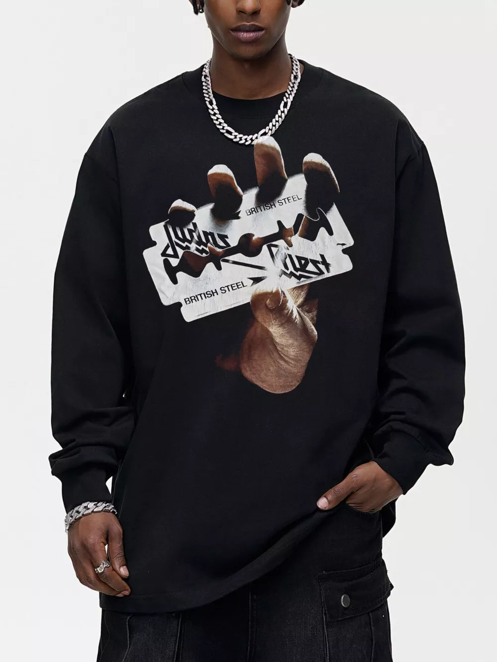 Men's Graphic Long Sleeve T-Shirt