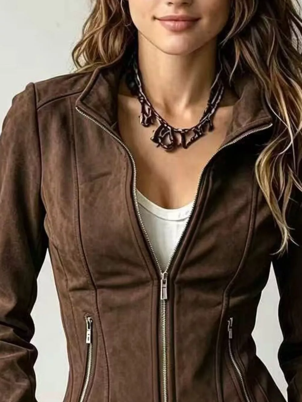 Slim-Fit Zip-Up Jacket, image 8