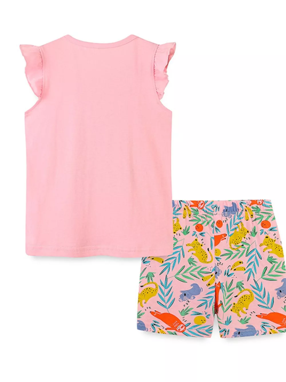 Children's Sleepy Animal Top and Shorts Set, image 4
