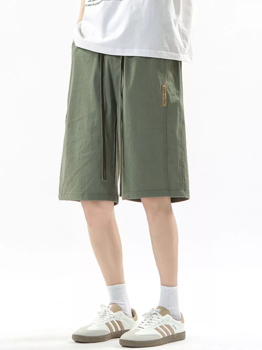 Men's Full Size Drawstring Casual Loose-Fit Pants Plus Size, image 10