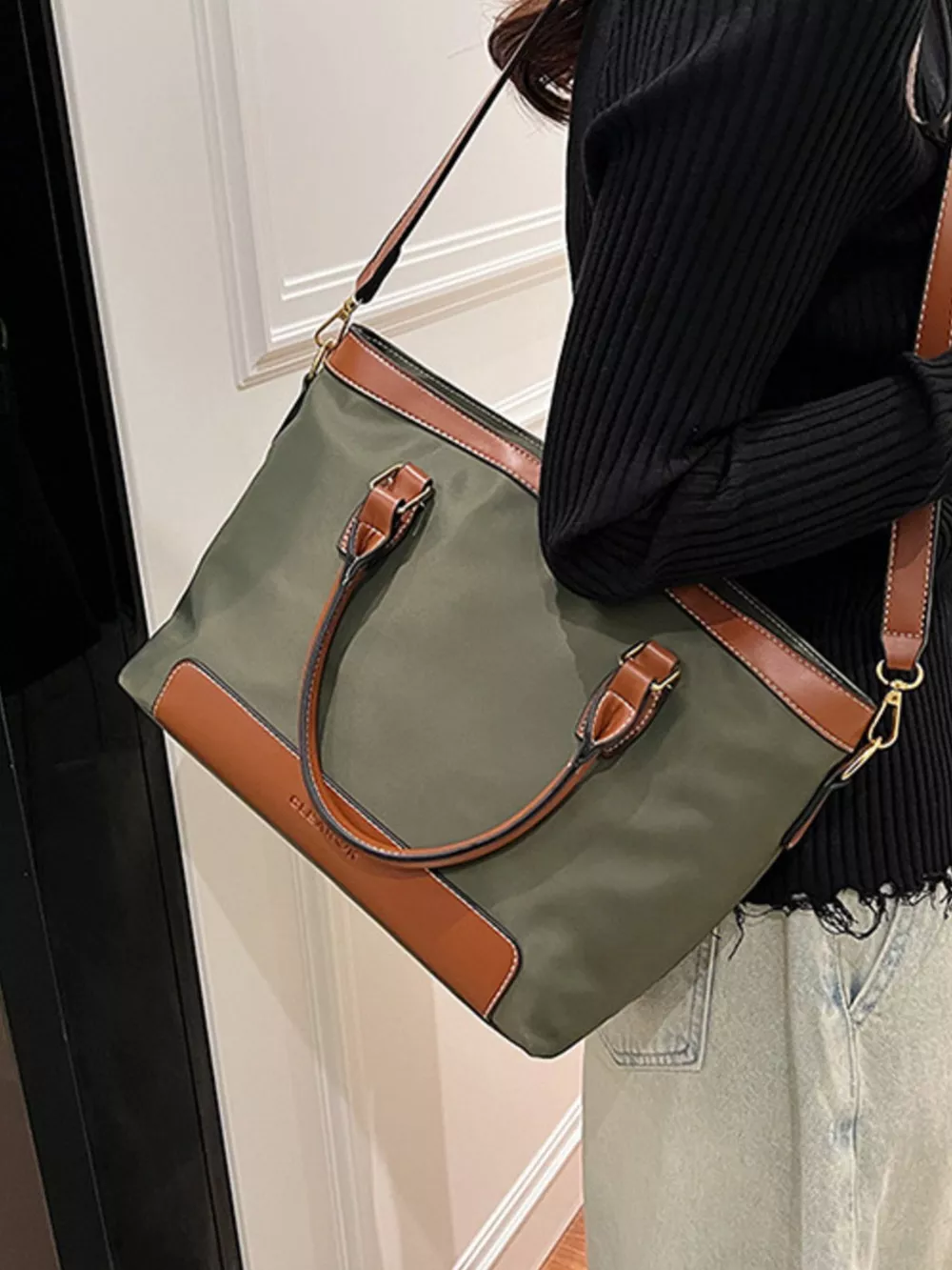 PU Leather Tote Bag, image 5