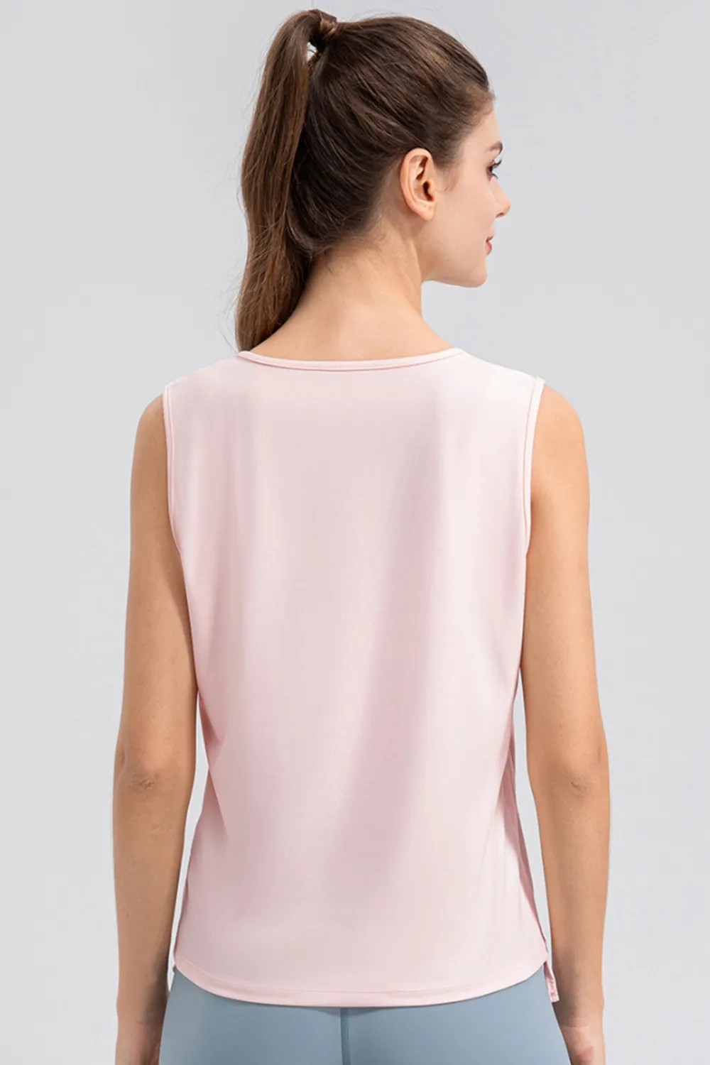 Notched Wide Strap Active Tank, image 13