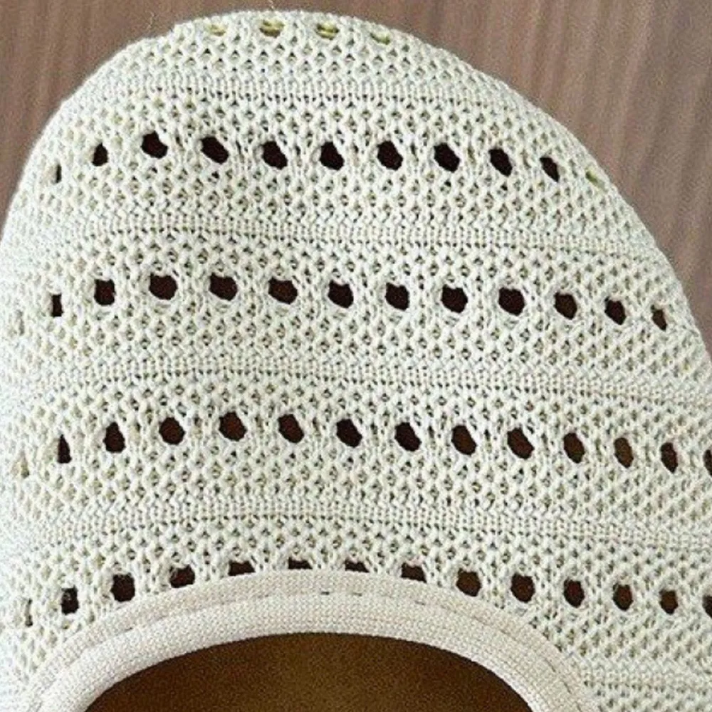 Hollow Out Round Toe Flat Slip-Ons, image 3