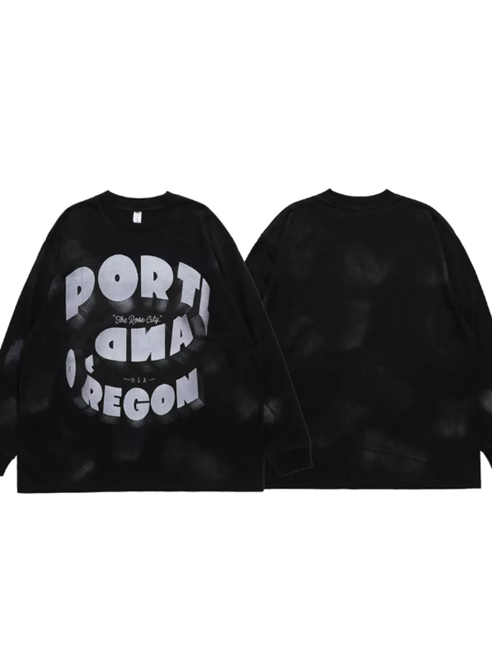 Men's Graphic Round Neck Long Sleeve T-Shirt, image 6