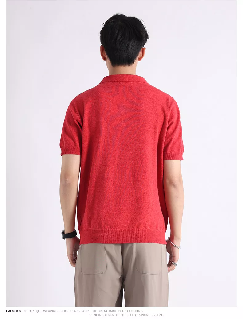 Men's Plus Size Button Detail Short-Sleeve Polo, image 11
