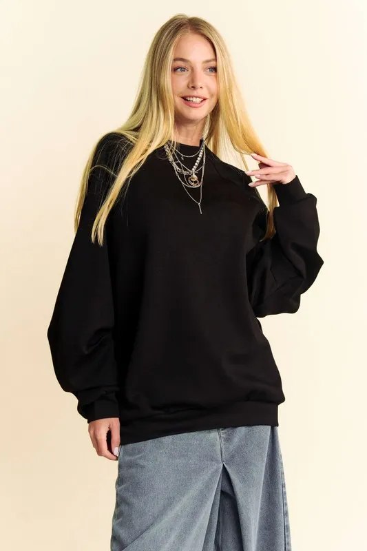Round Neck Raglan Sleeve Sweatshirt, image 4