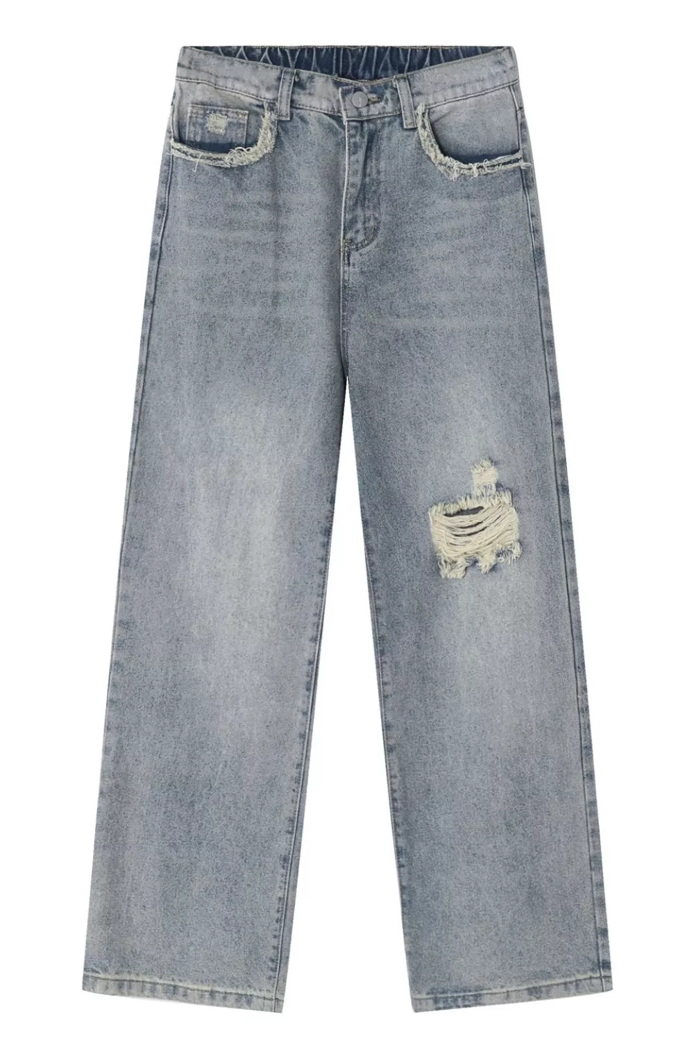 Distressed Mid Rise Men's Jeans, image 7