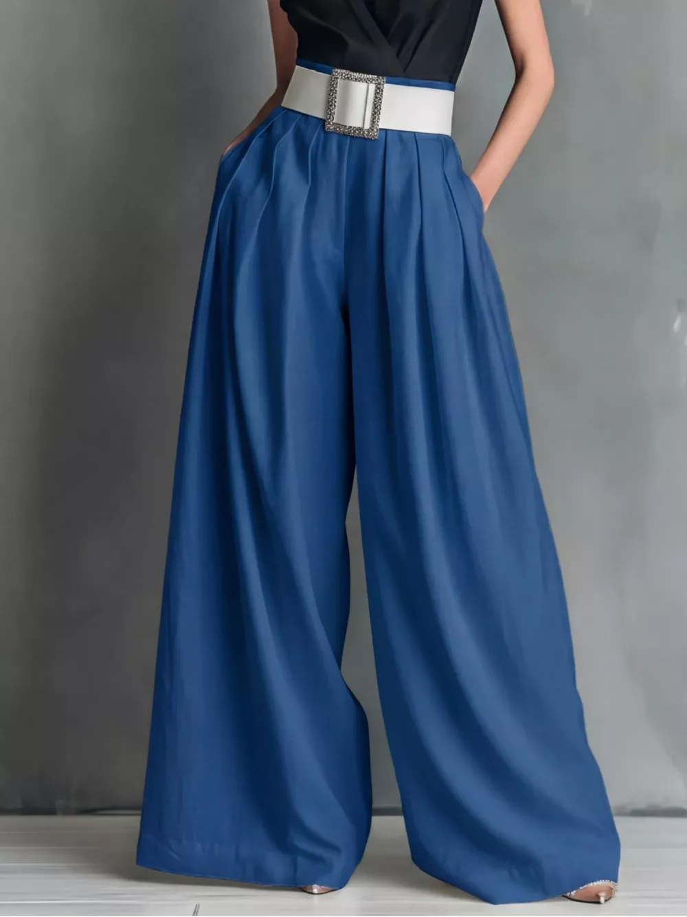 High-Waisted Wide-Leg Pants, image 5