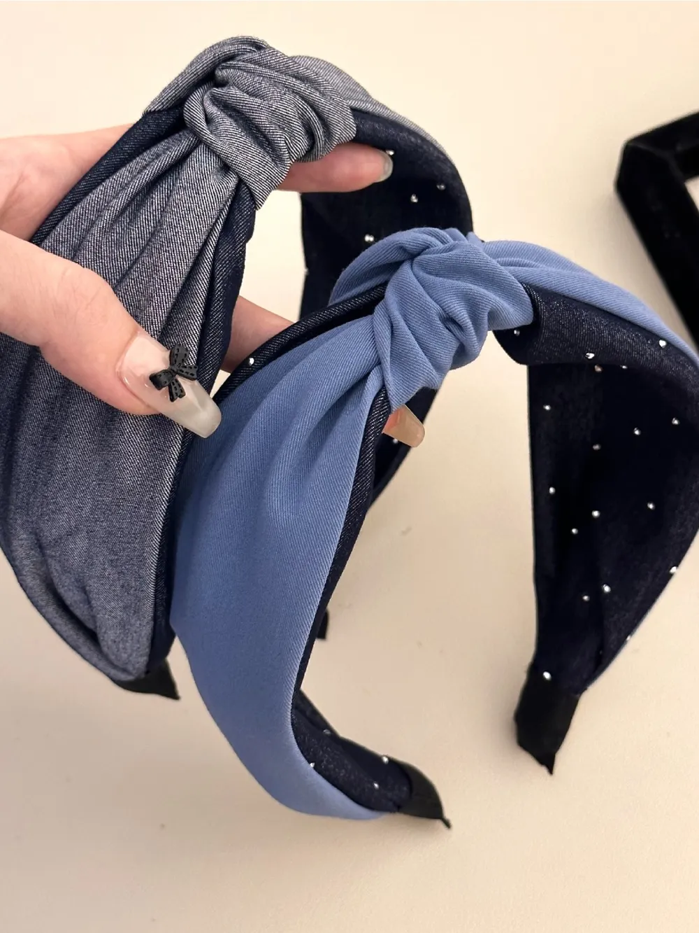 Knotted Polyester Wide Headband, image 2