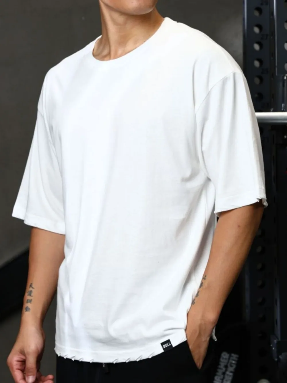Men's Plus Size Round Neck Half Sleeve T-Shirt, image 5