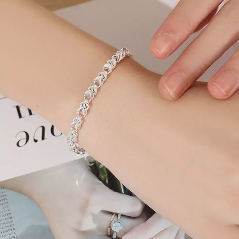 925 Sterling Silver Chain Bracelet