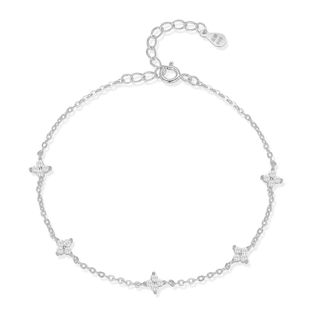 Clover Charm Bracelet, image 6
