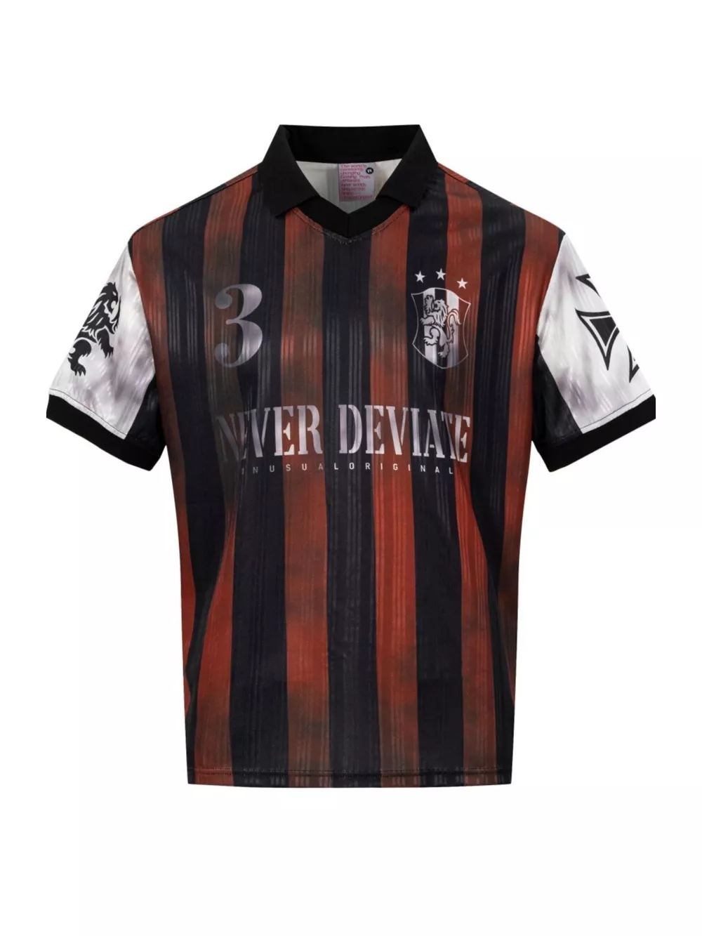 Men's Striped Soccer Jersey T-Shirt